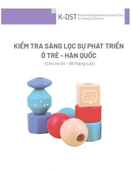 Kiểm tra sự phát triển của trẻ 54-59 tháng tuổi