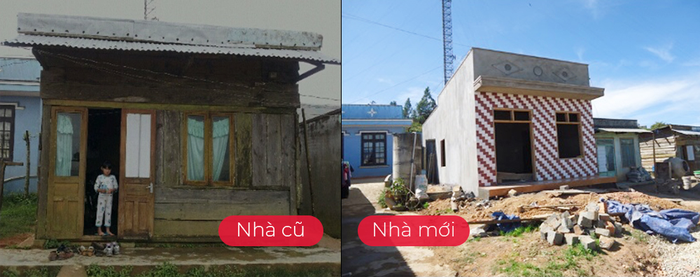 Ngôi nhà hy vọng cho 14 hộ nghèo ở tỉnh Lâm Đồng (hộ 1)
