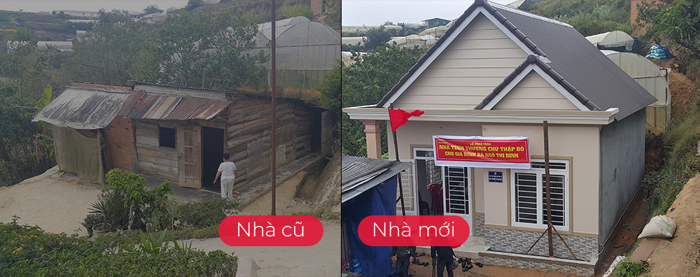 Ngôi nhà hy vọng cho 14 hộ nghèo ở tỉnh Lâm Đồng (hộ 8)